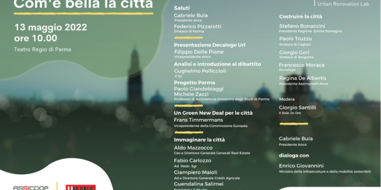 Ance, a Parma si discuterà di rigenerazione urbana