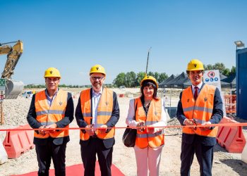 Macron avvia il quarto building del Campus in Valsamoggia