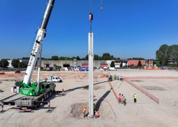 Garbe posa il primo pilastro del nuovo MilEast Logistics Park di Covo